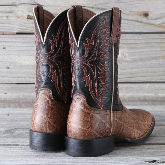 Ariat Grizzly Elephant Print Sport Smokewagon Boots - Image 5
