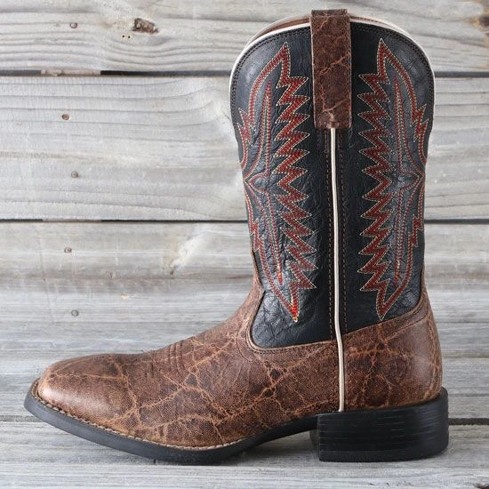 Ariat Grizzly Elephant Print Sport Smokewagon Boots - Image 2