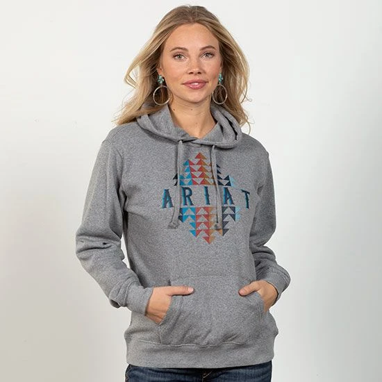 Ariat REAL Beartooth Grey Hoodie