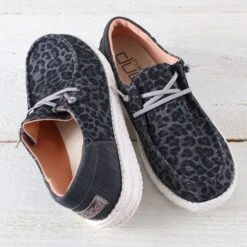 Hey Dude Wendy Sox Leo Grey Shoes