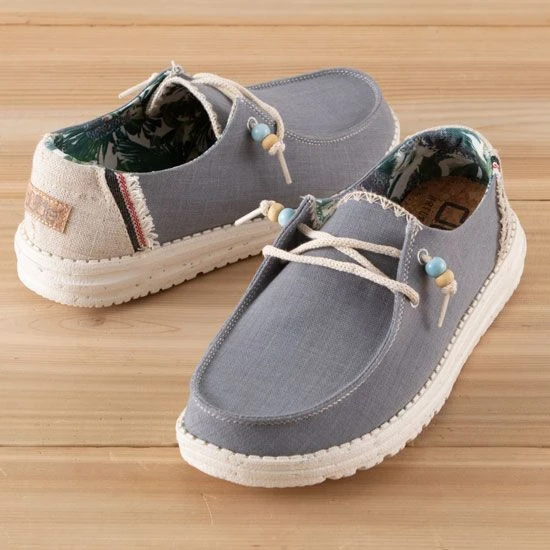Hey Dude Wendy Natural Indigo Shoes
