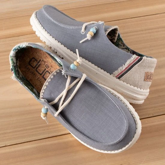 Hey Dude Wendy Natural Indigo Shoes - Image 6