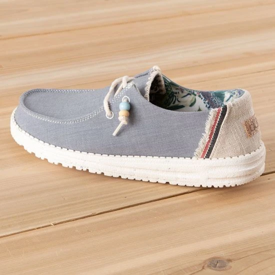 Hey Dude Wendy Natural Indigo Shoes - Image 2