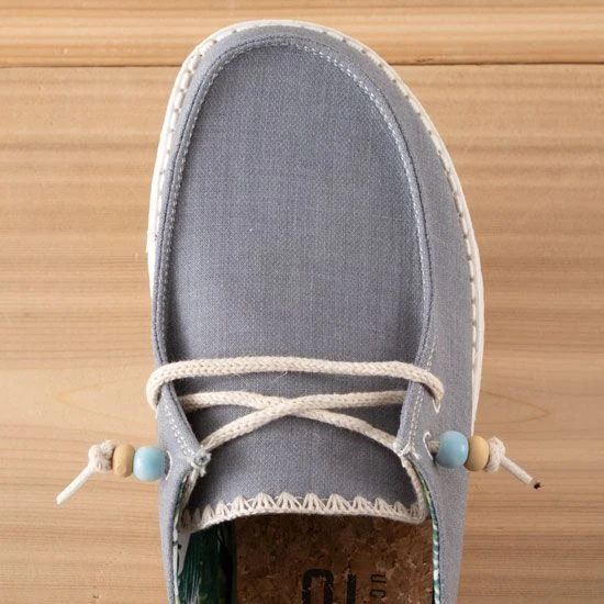 Hey Dude Wendy Natural Indigo Shoes - Image 4