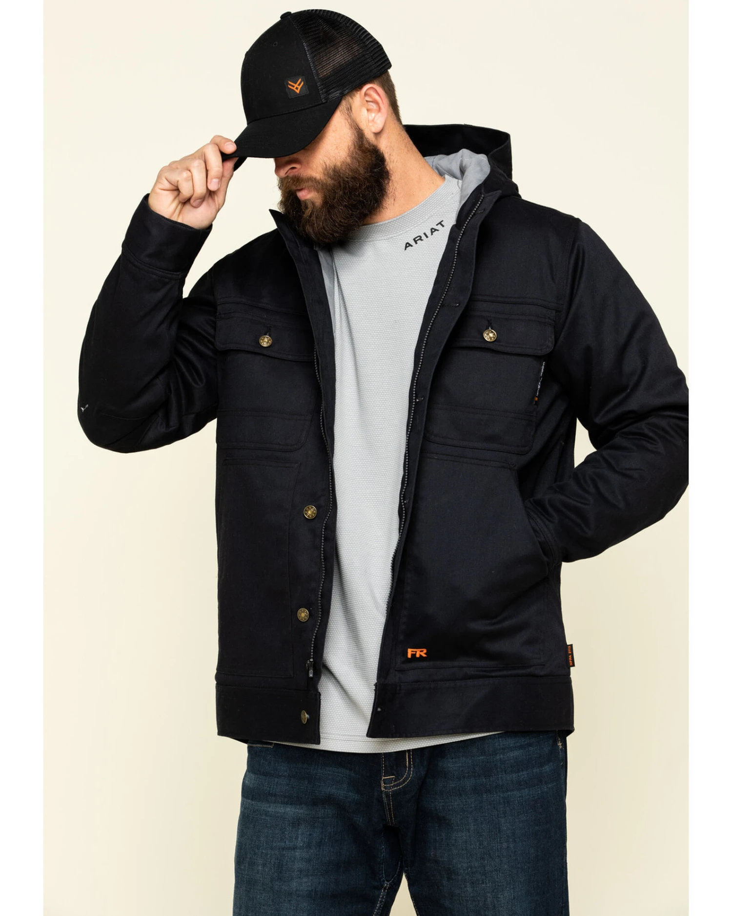 Cody James Men's FR Hooded Duck Work Jacket - Image 6