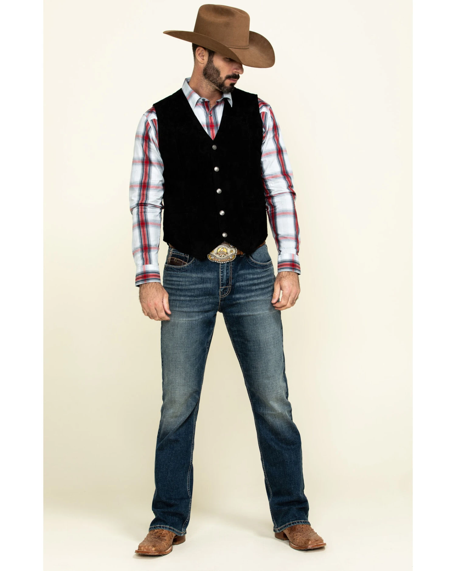 Cody James Men's Angus Suede Vest - Image 6