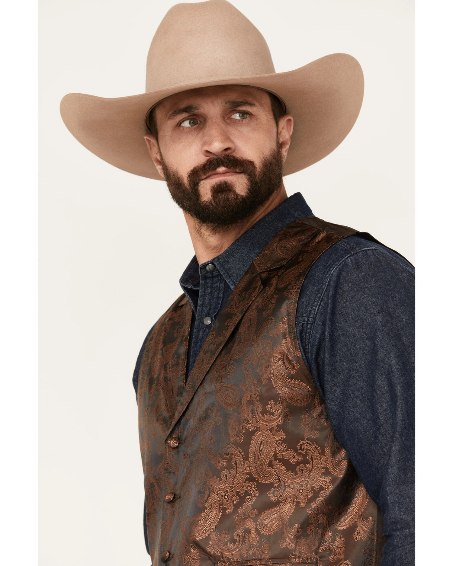Cody James Men's Noble Paisley Vest - Image 4