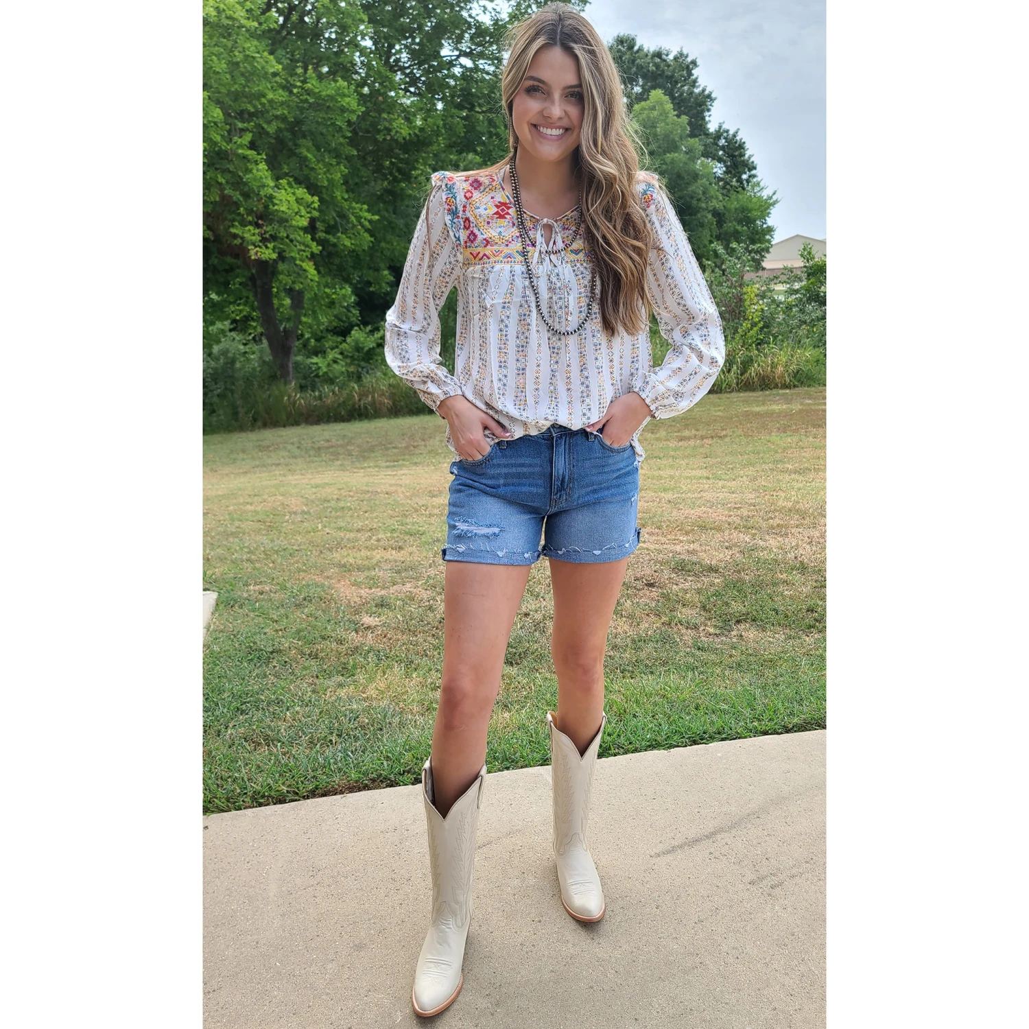 Macie Bean Spacey Gracey White Boot - Image 2