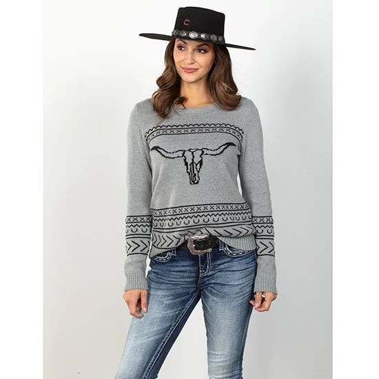 Don't Steer Me Wrong Grey Top - Image 2