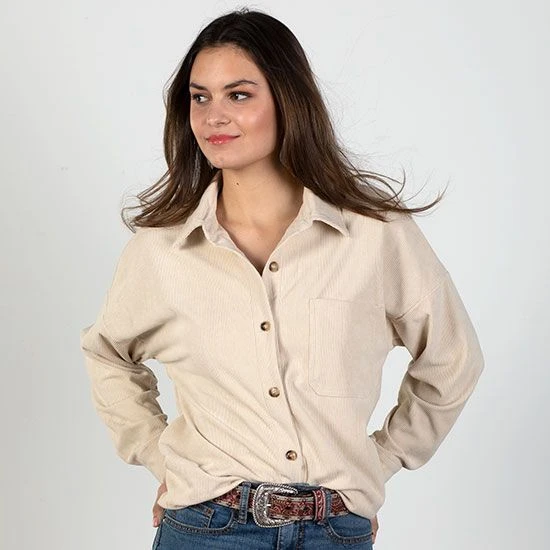 Cream Button Down Top