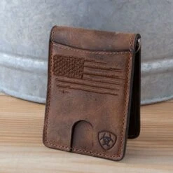 Ariat Flag Bifold Money Clip