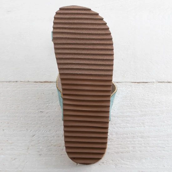 Country Grace Turquoise Daisy Sandal - Image 4