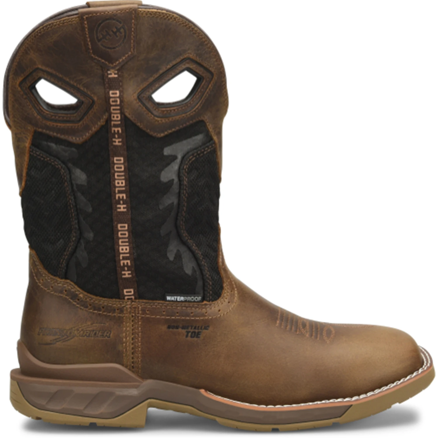 Double H Phantom Rider 11” Waterproof Composite Toe Roper Work Boot - Image 4