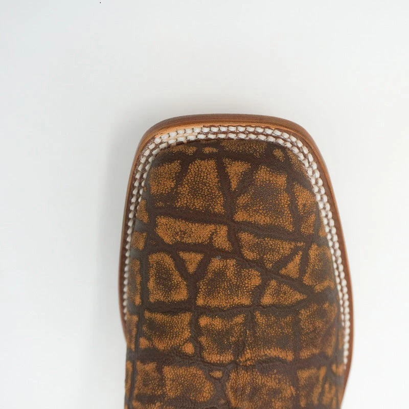 Anderson Bean Cognac Elephant Print Boots - Image 3