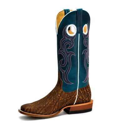 Anderson Bean Cognac Elephant Print Boots