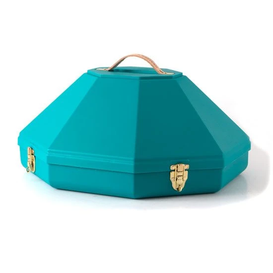 Turquoise Western Hat Can