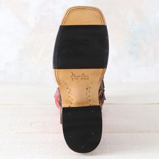 Macie Bean Top Hand Cigar Matte Bass Boots - Image 3