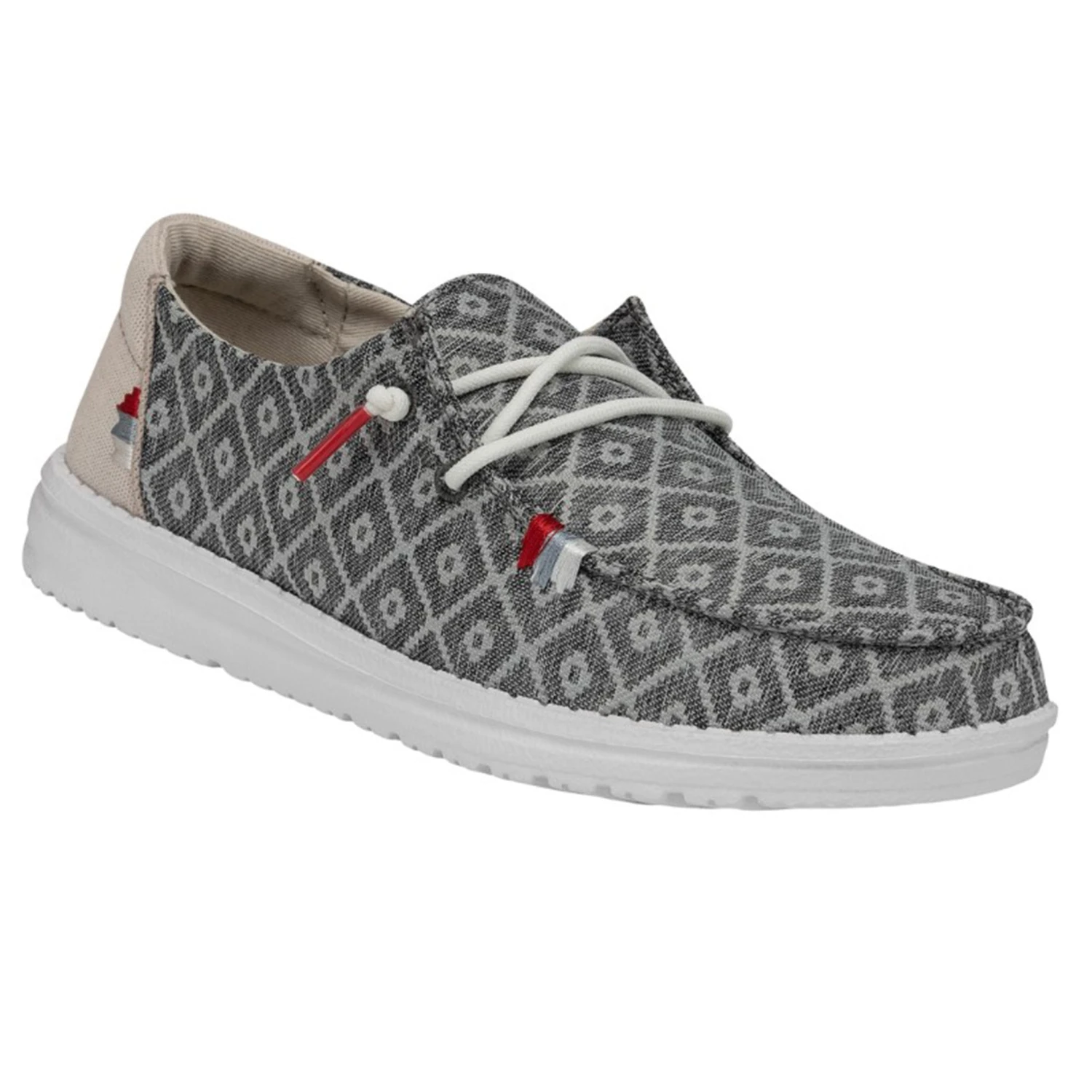 Heydude Hey Dude Women's Wendy Boho Embroidery Dark Grey Shoes - Image 5